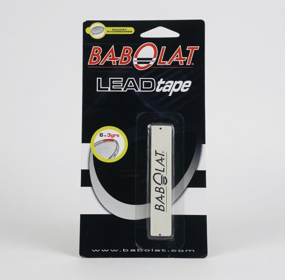Babolat Lead Tape Silver Tennis Racket Weight Balance Customization 6x3g NIP
